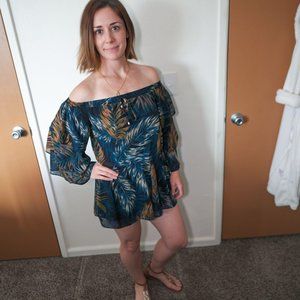 Olivaceous Long Sleeve Romper